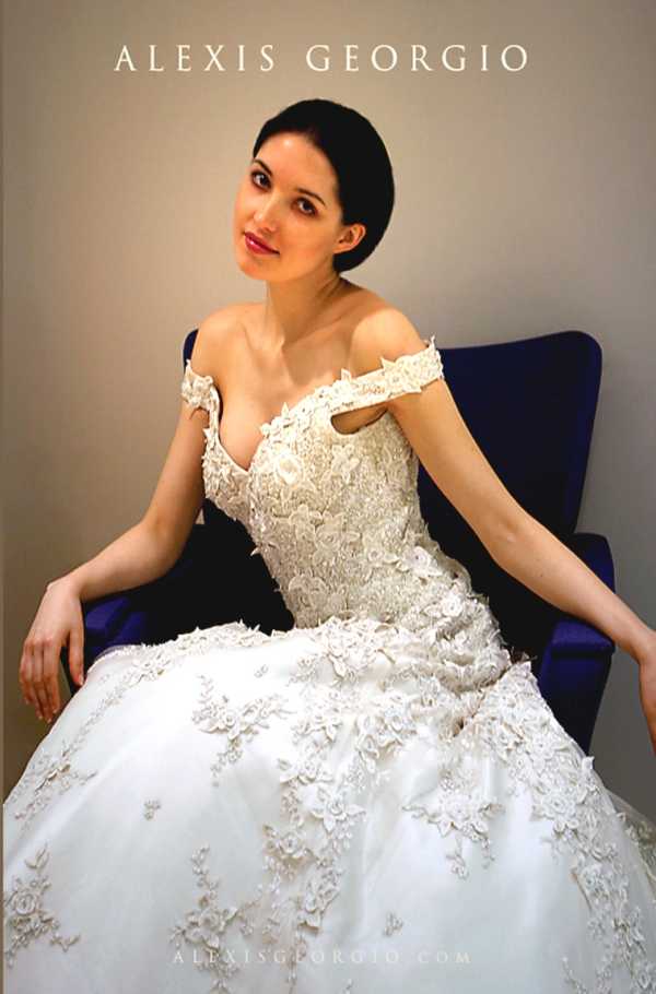Alexis Georgio wedding dress