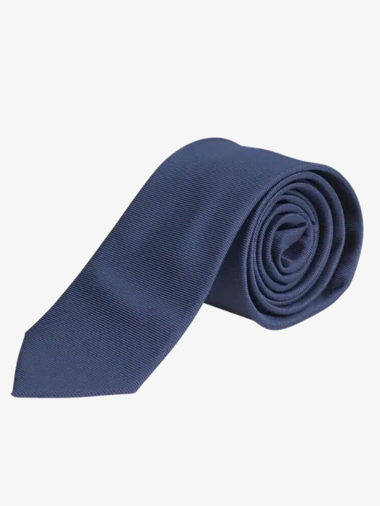 Ανδρική γραβάτα Prince Oliver σε μπλε σκούρο