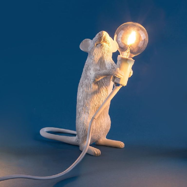 Επιτραπέζιο Φωτιστικό Mouse Standing (Λευκό)