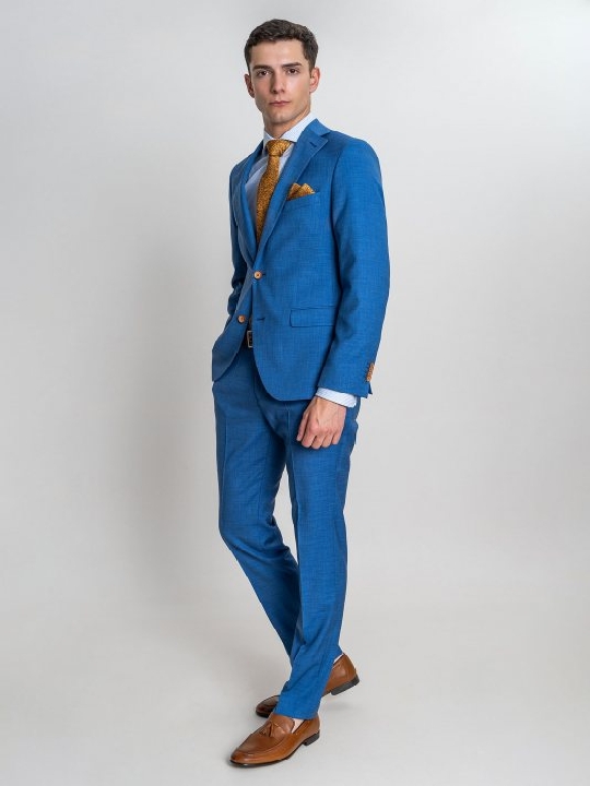 Κοστούμι γαμπρού Guy Laroche σε μπλε χρώμα