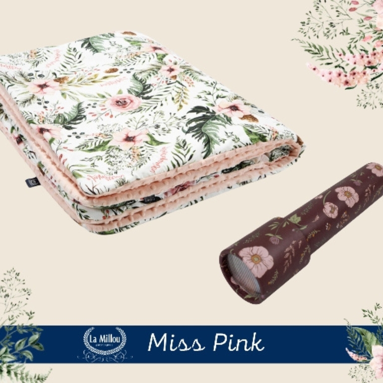 Σετ La Millou Miss Pink Χειμερινή Κουβέρτα/Καλειδοσκόπιο για κορίτσι