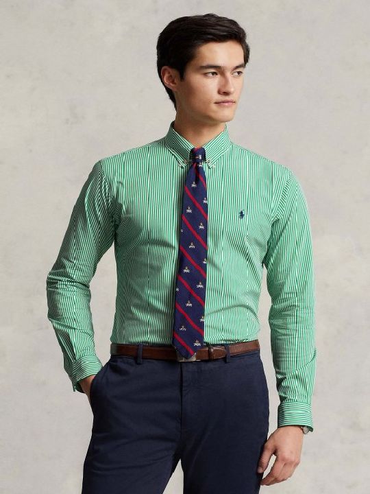 Ralph Lauren πράσινο ανδρικό πουκάμισο