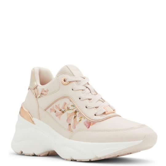 Ροζ Sneakers Dwissa με σχέδιο από λουλούδια