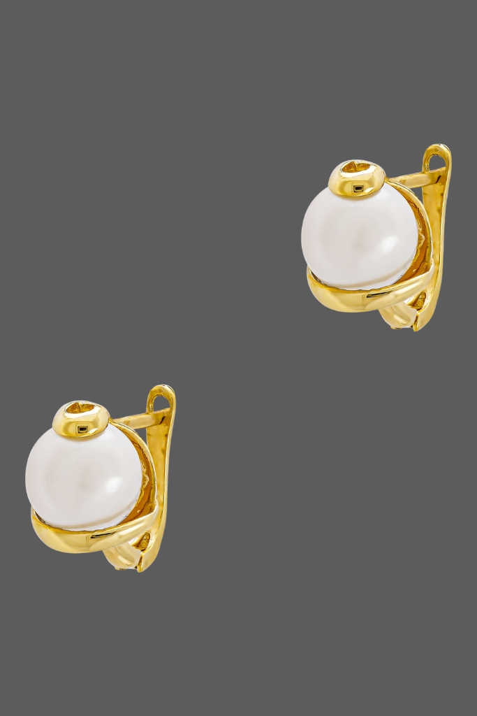 Χρυσά σκουλαρίκια μικροί κρίκοι Κ14