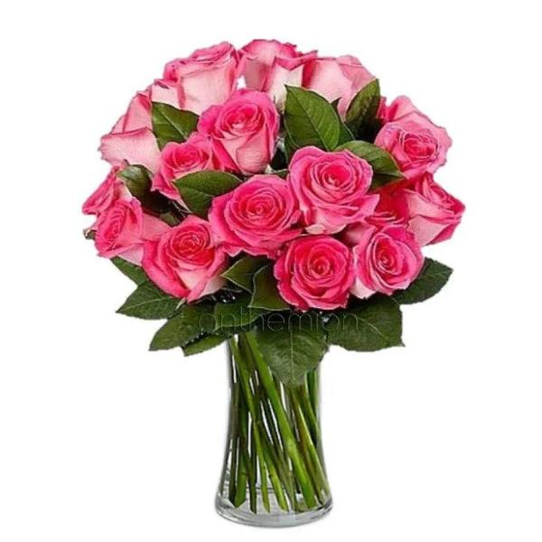 Ρομαντικά Φούξια λουλούδια για δώρο Αγίου Βαλεντίνου